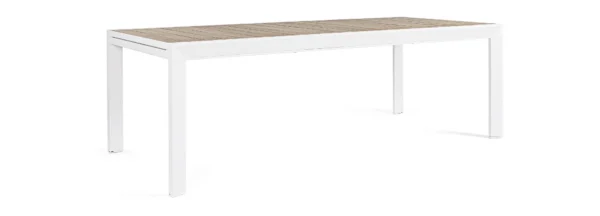 TAVOLO BELMAR 220/340X100 BIANCO