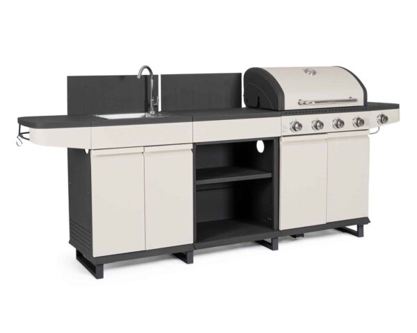 CUCINA A GAS ANNARITA BEIGE/ ANTRACITE