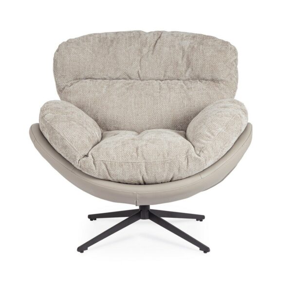POLTRONA ADINDA GRIGIO SCURO/ TORTORA