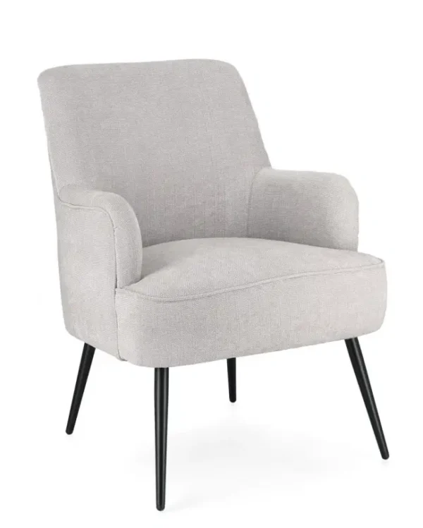 POLTRONA ESNESTINE GRIGIO CHIARO