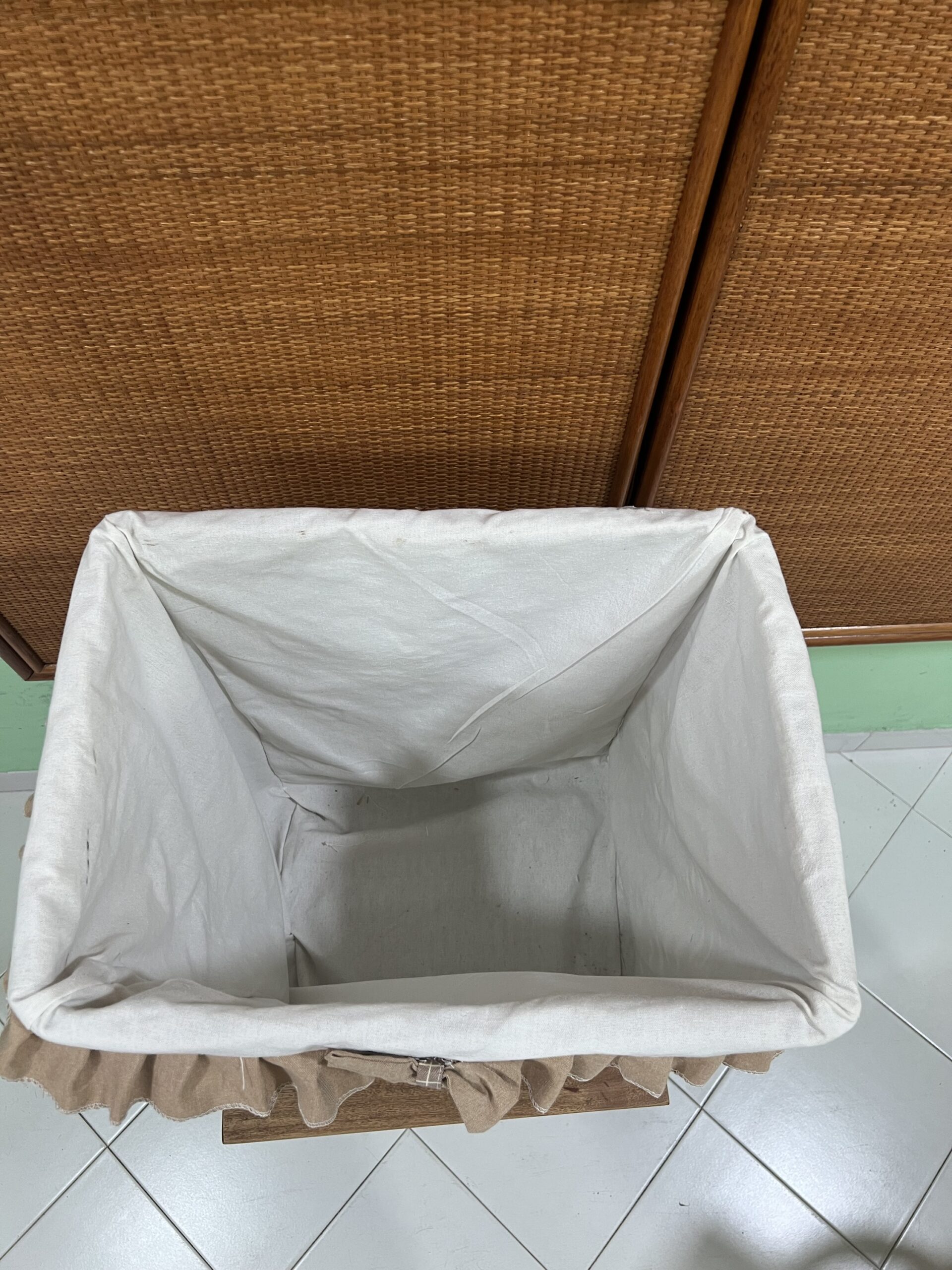 PORTABIANCHERIA VIMINI RETT. 46X35 H55 - immagine 3