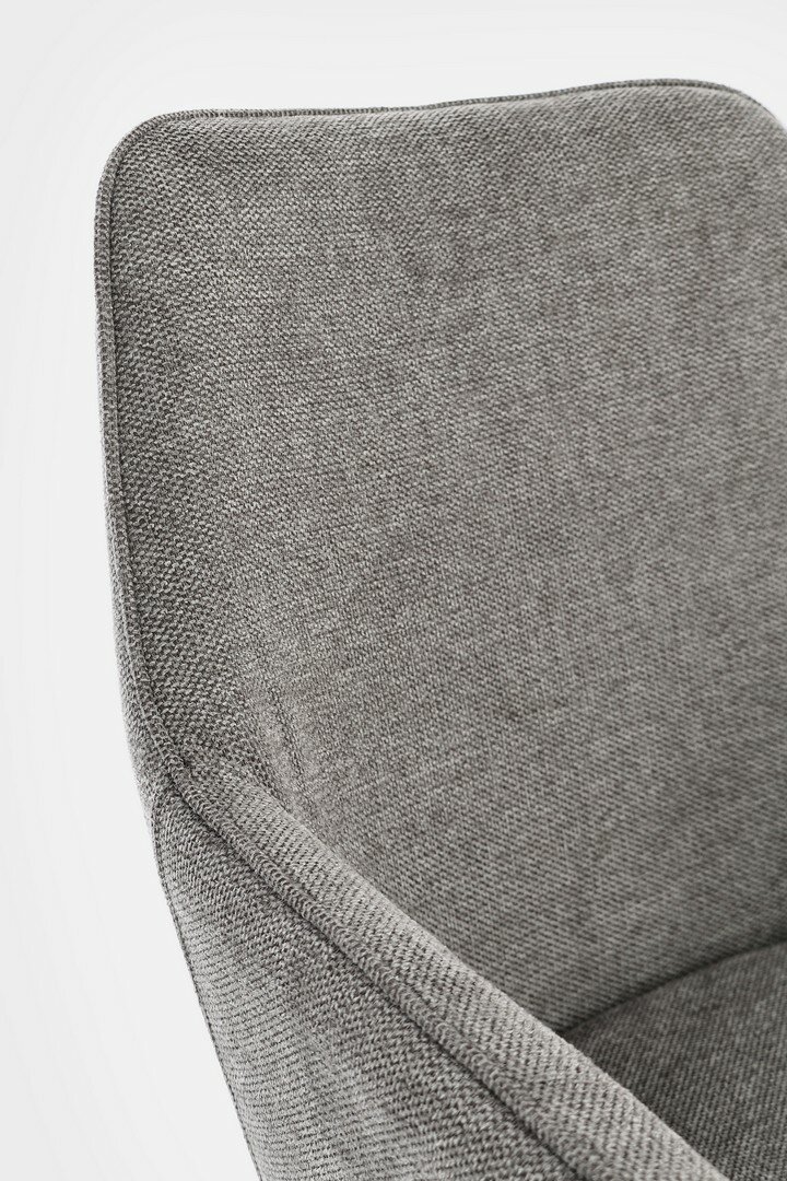 SEDIA/POLTRONA CORA CON BRACC. NERO-GRIGIO SCURO - immagine 3