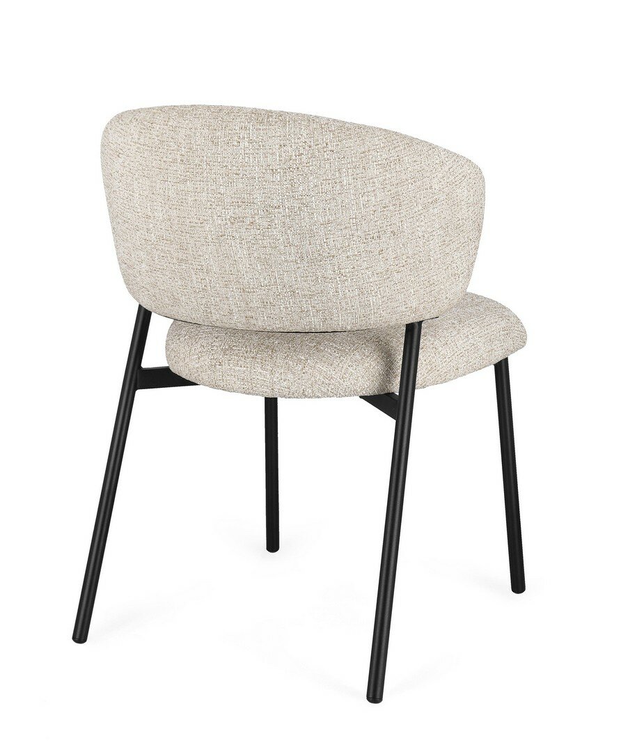 SEDIA PRISCA NERO/SAND - immagine 3