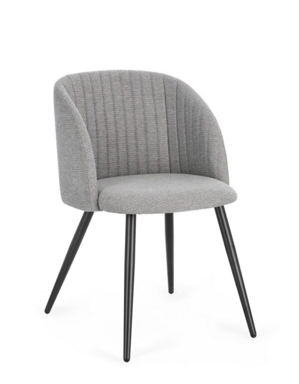SEDIA QUEEN GRIGIO SCURO/CARBONE