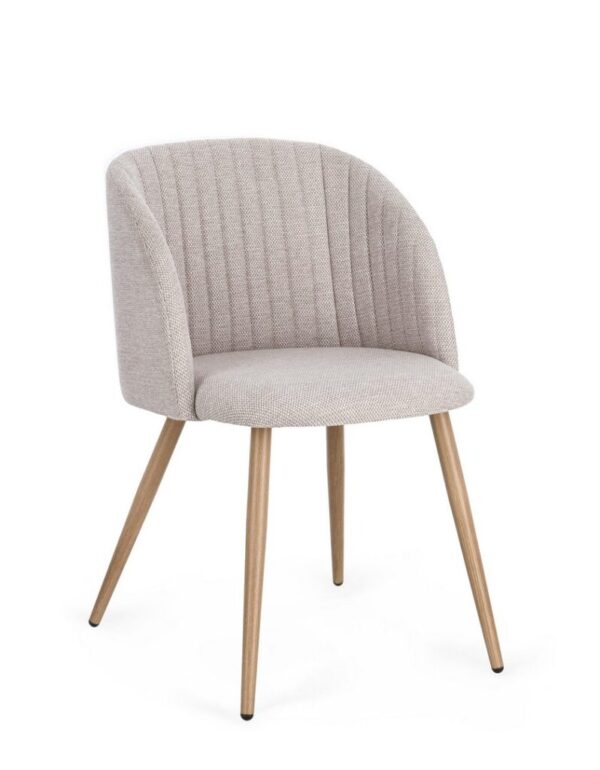 SEDIA QUEEN TORTORA/NATURALE