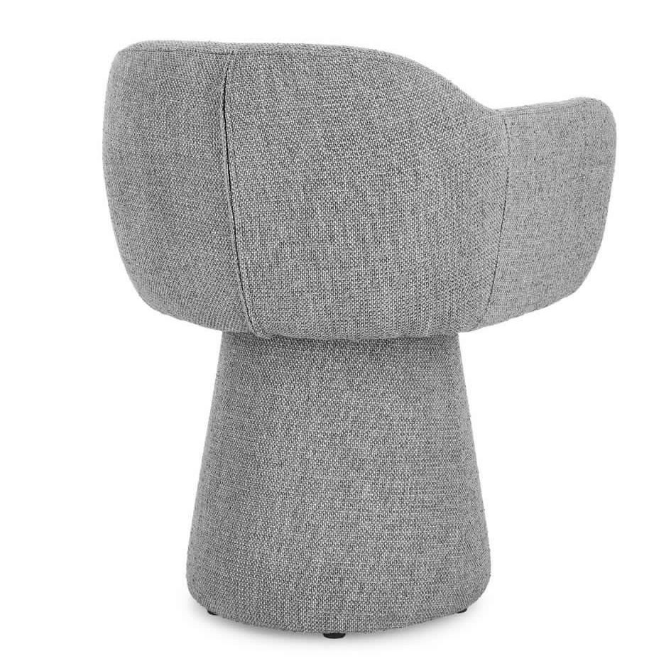 POLTRONA GIREVOLE LOTTIE GRIGIO SCURO - immagine 3