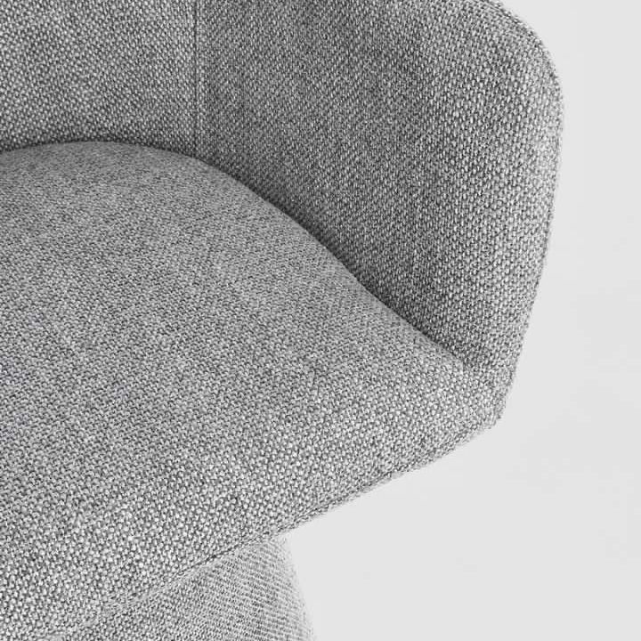 POLTRONA GIREVOLE LOTTIE GRIGIO SCURO - immagine 6
