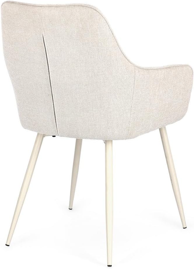 SEDIA/POLTRONA CORA CON BRACC. BEIGE-BEIGE - immagine 4