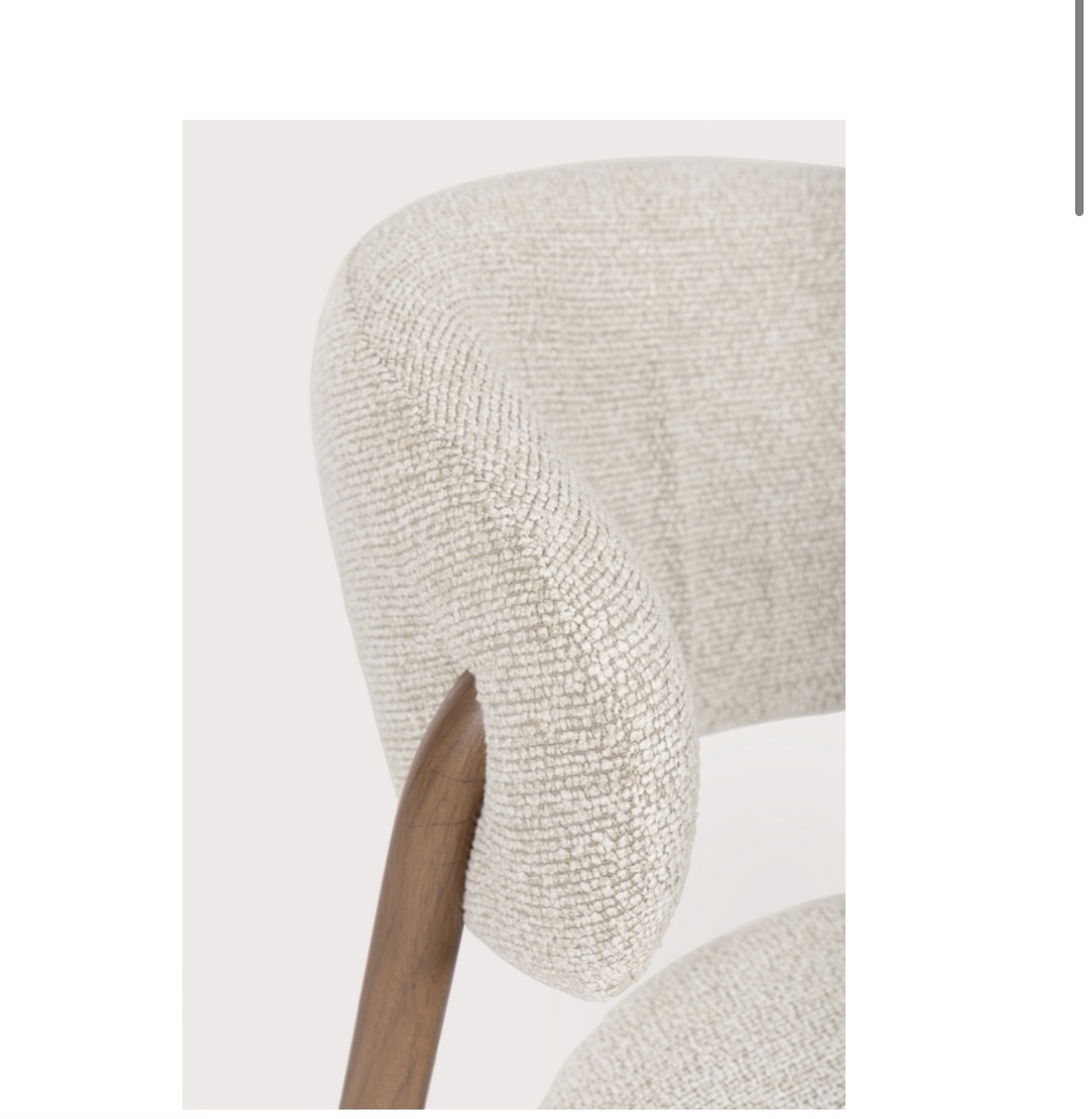 SEDIA CASSANDRA MIELE/BEIGE - immagine 6