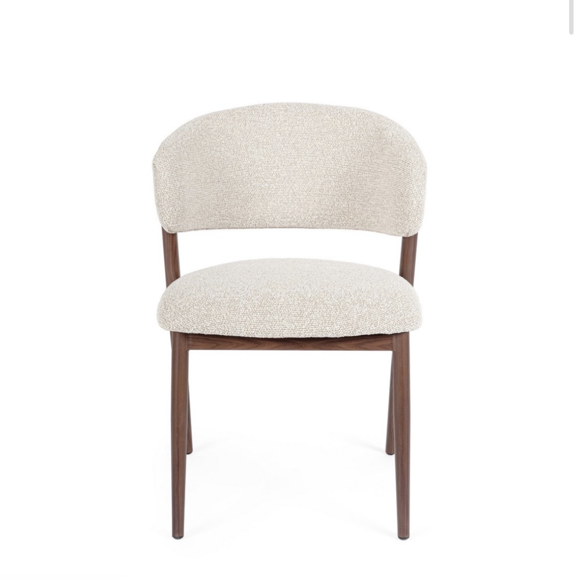 SEDIA CASSANDRA NOCE/BEIGE - immagine 3