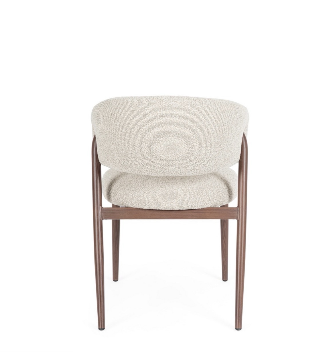 SEDIA CASSANDRA NOCE/BEIGE - immagine 4