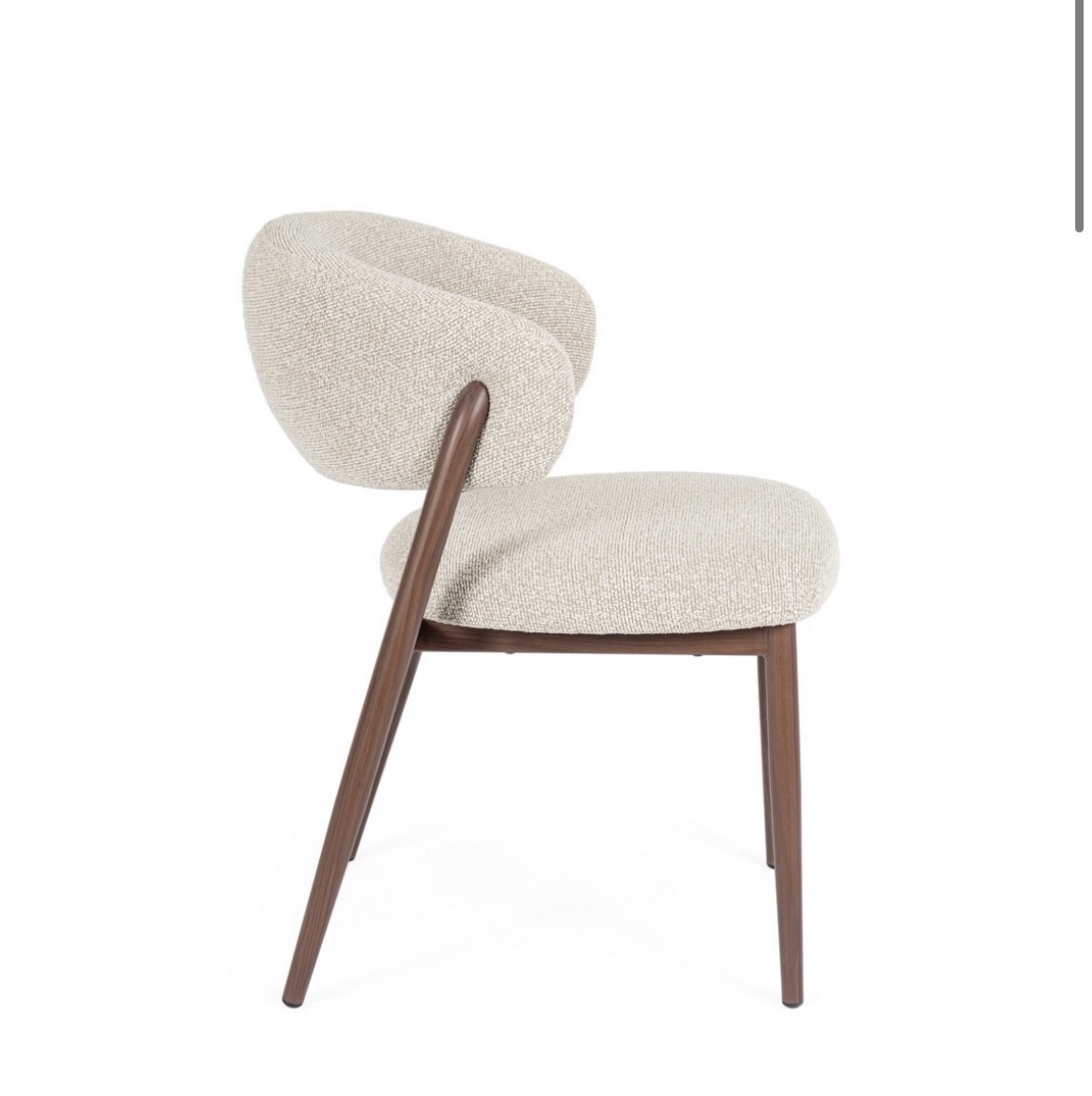 SEDIA CASSANDRA NOCE/BEIGE - immagine 5